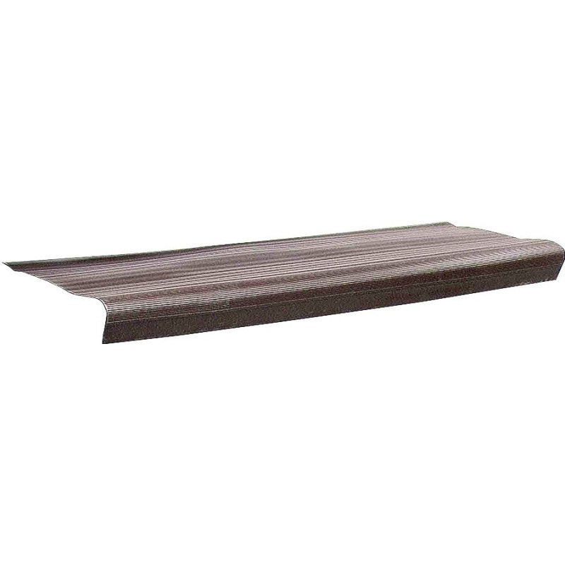 M-D 75572 Stair Tread, 24 in L, 9-1/8 in W, 0.08 in Thick, Vinyl, Brown (Pack of 24)