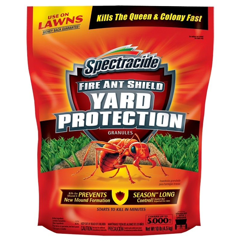 Spectracide Fire Ant Shield HG-96472 Fire Ant Killer, Solid, 10 lb