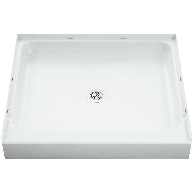 Sterling Ensemble 72101100-0 Shower Base, 34 in L, 36 in W, 5-1/2 in H, Vikrell, White, Alcove Installation