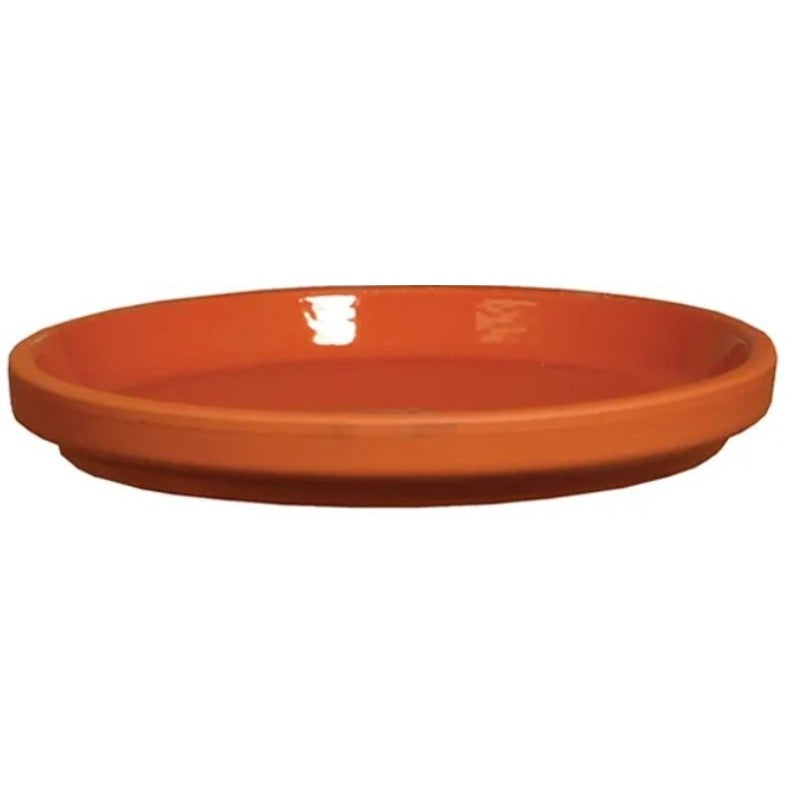 BCI German Terracotta 801688 Waterproof Saucer, 5-1/2 in W, Clay, Red (Pack of 12)