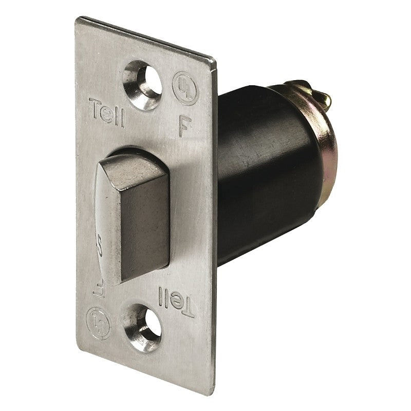 Tell Manufacturing CL100185 Latch Bolt, 5 in L, 3-1/2 in W, Stainless Steel, Satin