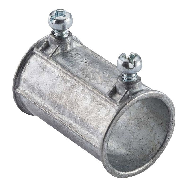 Halex 12410 Coupling, 1 in Set Screw, Die-Cast Zinc