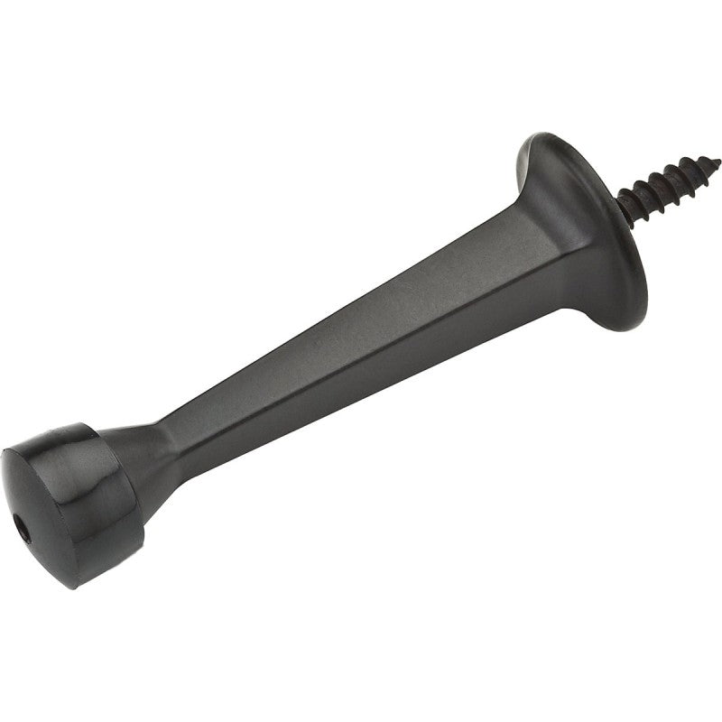National Hardware N830-138 Door Stop, 3 in Projection, Die-Cast Zinc/Plastic/Rubber, Oil-Rubbed Bronze