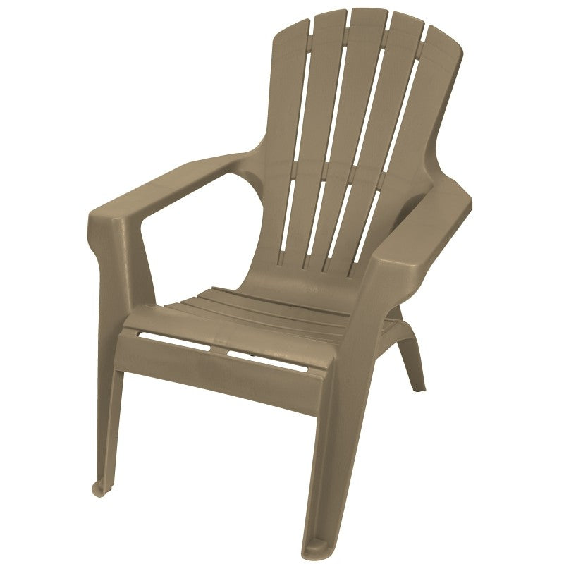 Gracious Living Adirondack II 11663-26ADI Adirondack Chair, 35-1/4 in D, 33-1/2 in H, Resin Seat, Woodland Brown Frame