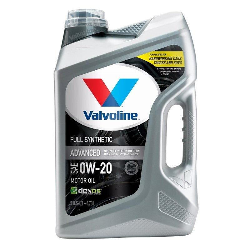 Valvoline 881150 Motor Oil, 0W-20, 5 qt, 3/PK (Pack of 3)
