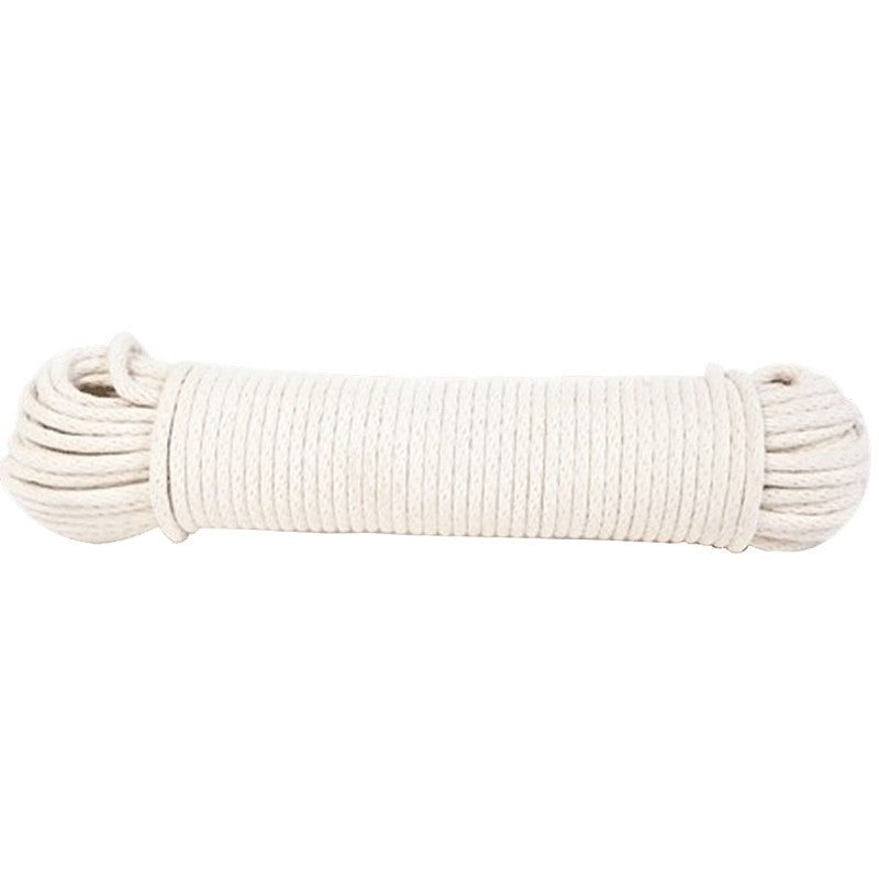 Baron 70201 Cord, 7/32 in Dia, 50 ft L, #7, 11 lb Working Load, Cotton/Poly, Cream