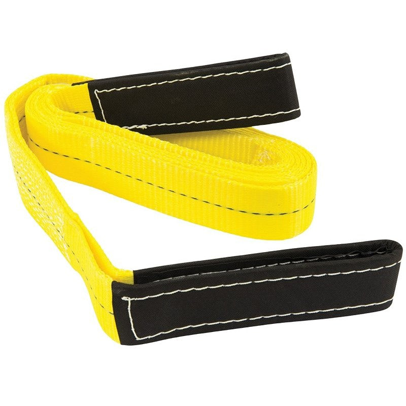Keeper 02616 Lift Sling, 2 in W, 12 ft L, 1-Ply, 3100 lb Vertical Hitch, Polyester, Yellow