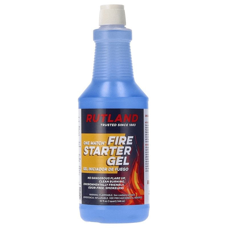 Rutland One Match 49Q Fire Starter Gel Bottle (Pack of 12)