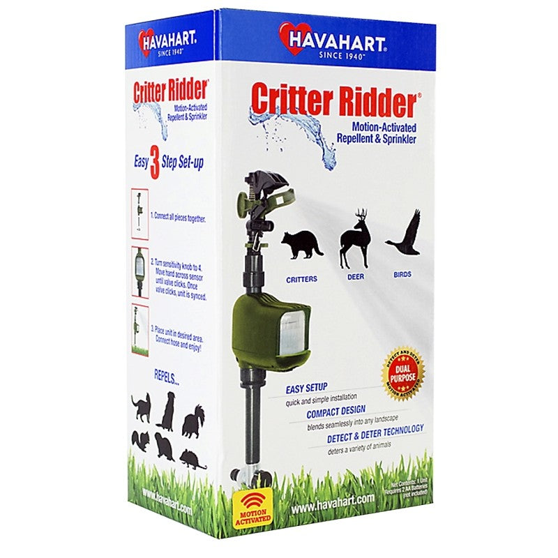 Havahart Critter Ridder 5277 Animal Repellent and Sprinkler, Motion-Activated, 5.69 in L