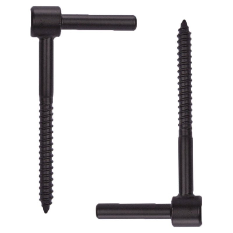 ProSource SH-S12-PS Lag Pintel, 5 x 2-9/16 x 3/4 in, Black, Screw Mounting