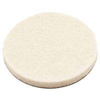 Flexi-Felt Heavy Duty Self Adhesive Felt Pads 1-1/2 Inch Oatmeal 8 Pack