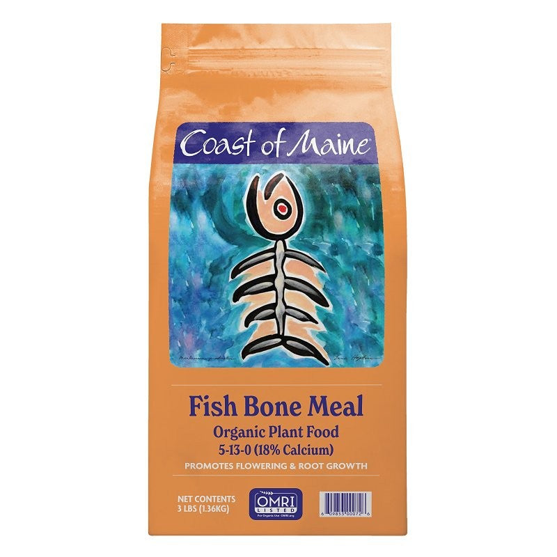 Coast of Maine 1CCFBMP3LBCASE Organic Plant Food, 3 lb Bag, 5-13-0 N-P-K Ratio