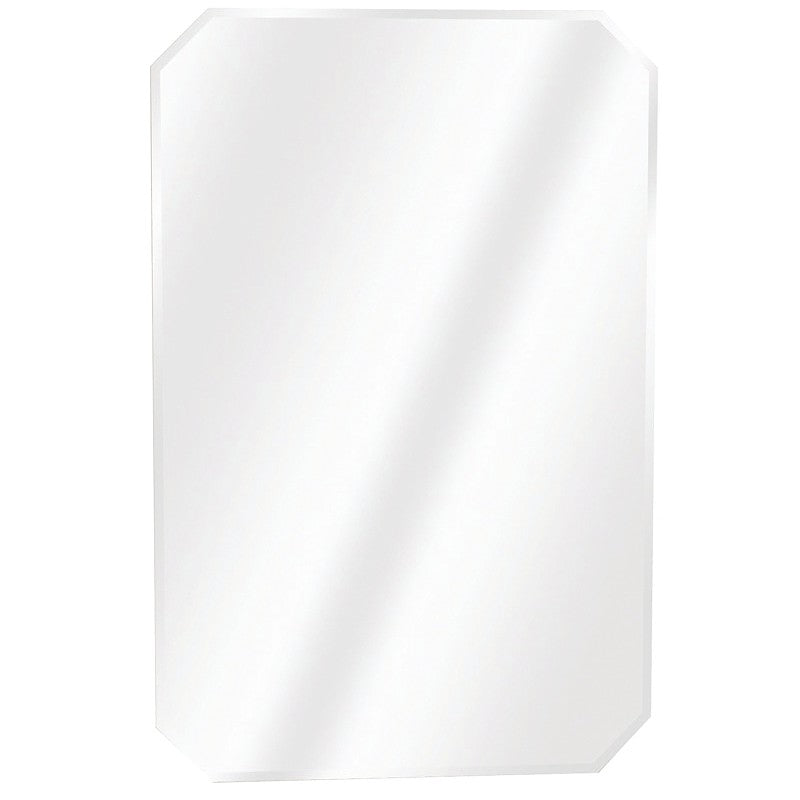 Zenith M182 Medicine Cabinet, 16 in OAW, 4-1/2 in OAD, 24 in OAH, Plastic, 2-Shelf