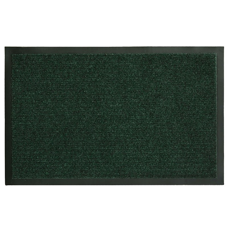 Fanmats 27393 Ribbed Utility Mat, 28 in L, 18 in W, Polypropylene Rug, Green