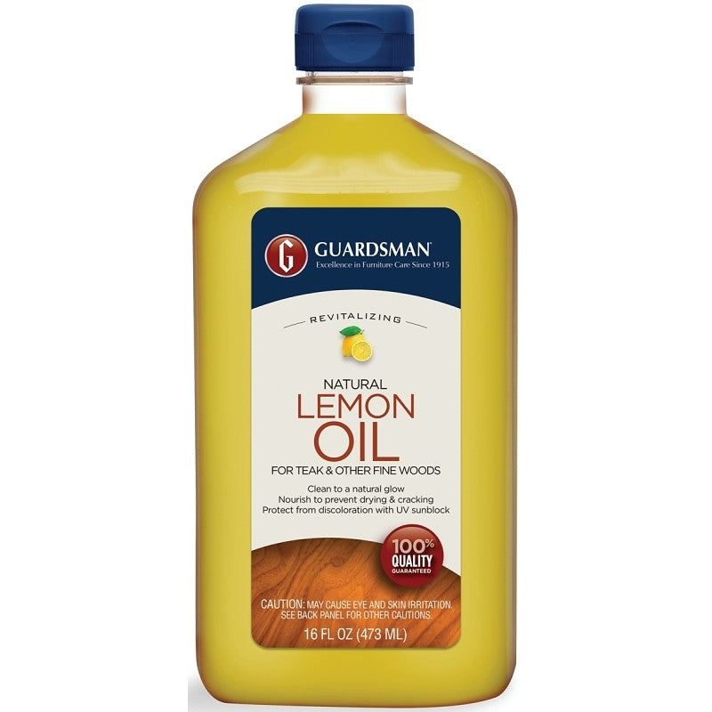Guardsman 461700 Lemon Oil, 16 oz, Yellow, Liquid, Slight