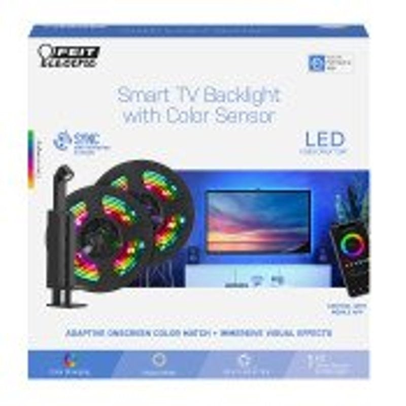 Feit Electric TAPETV85/RGB/AG Smart TV Backlight with Color Sensor, 100 to 240 V, Clear