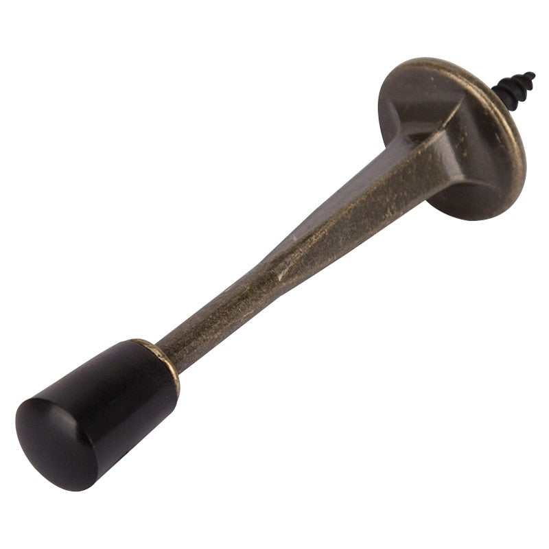 ProSource H20-Z021-PS Heavy-Duty Rigid Door Stop, 3-1/8 in Dia Base, 3-1/8 in Projection, Die-Cast Zinc & Plastic