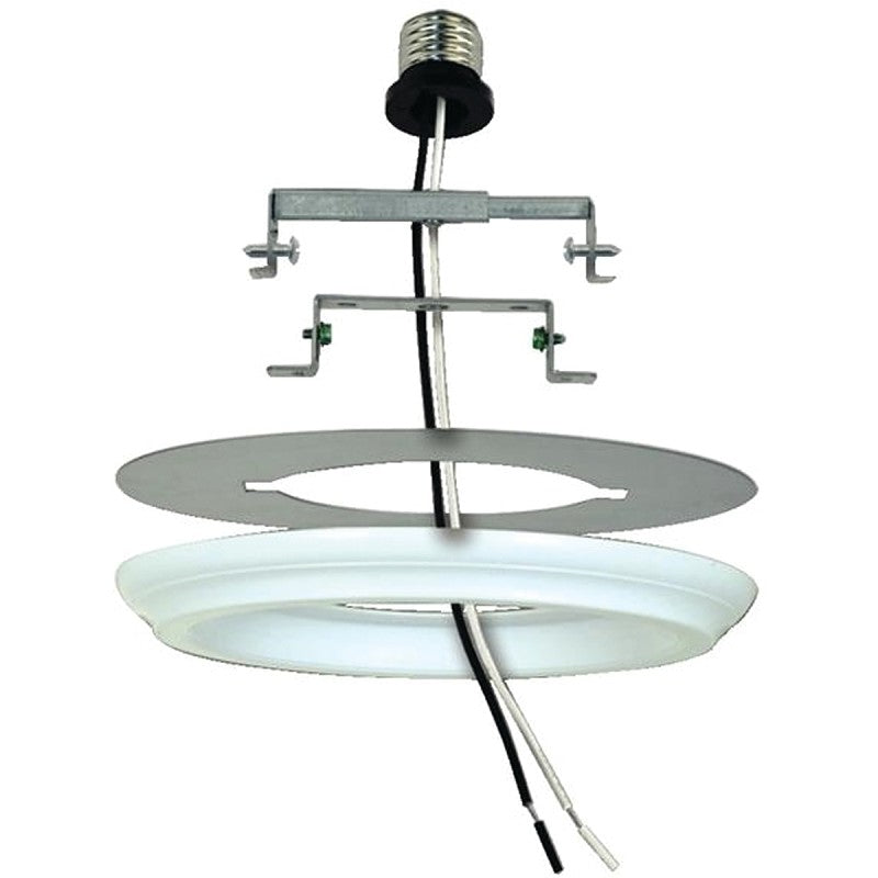 Westinghouse 0101100 Recessed Light Converter, Plastic, White