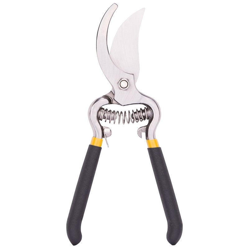 Landscapers Select SE3218 Pruning Shear, 1/2 in Cutting Capacity, Steel Blade, Steel Handle, Cushion-Grip Handle