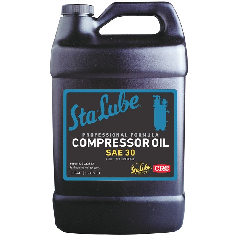 Sta-Lube SL22133 Compressor Oil, 30W, 1 gal Bottle