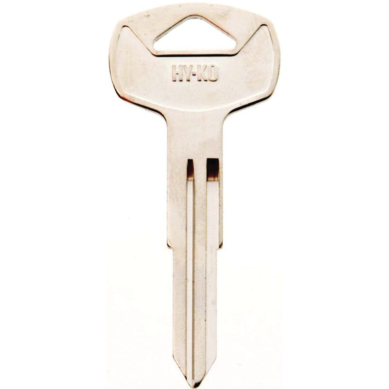 Hy-Ko 11010DA22 Automotive Key Blank, Brass, Nickel, For: Nissan Vehicle Locks, DA22 Key Number (Pack of 10)