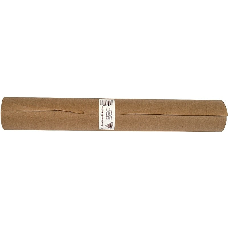 Trimaco 12918 Masking Paper, 180 ft L, 18 in W, Brown