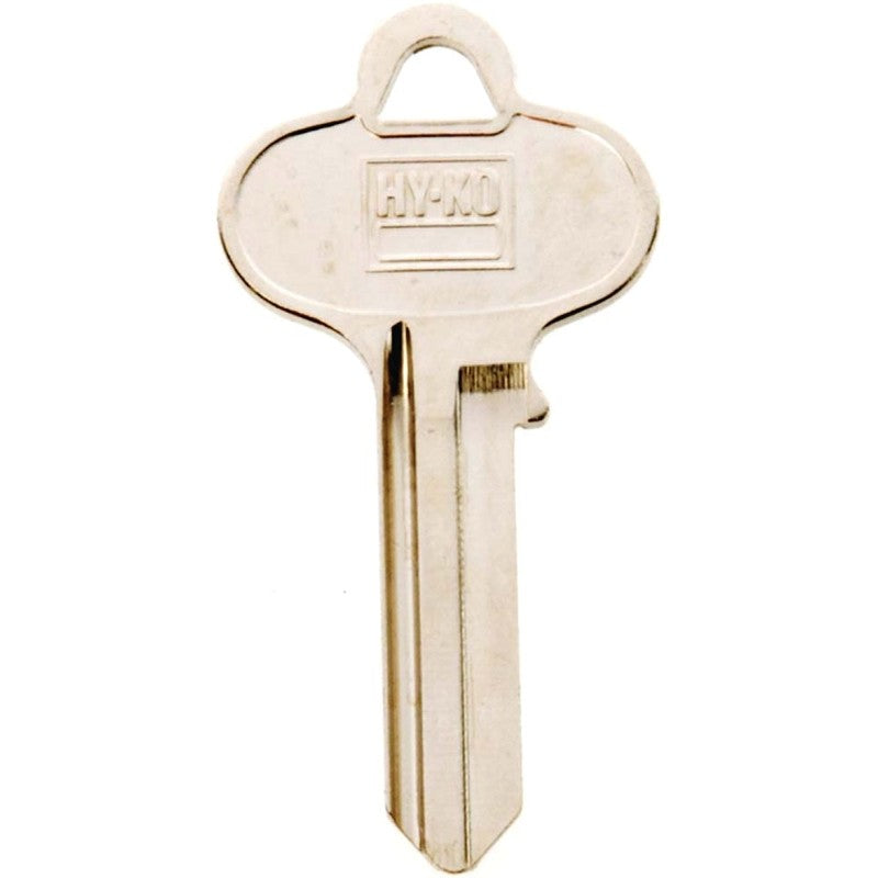 Hy-Ko 11010SE1 Key Blank, Brass, Nickel, For: Segal Cabinet, House Locks and Padlocks (Pack of 10)