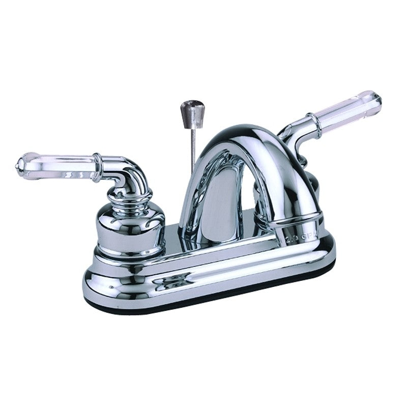 Boston Harbor PF4233 Lavatory Faucet, 1.5 gpm, 2-Handle, ABS, Chrome Plated, Lever Handle