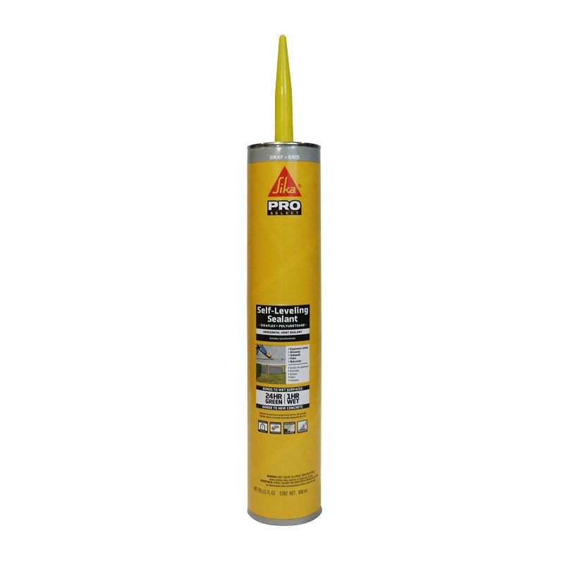 Sika SIKAFLEX PRO SELECT Series 515302 Self-Leveling Sealant, Gray, 3 to 5 days Curing, 40 to 100 deg F, 29 fl-oz