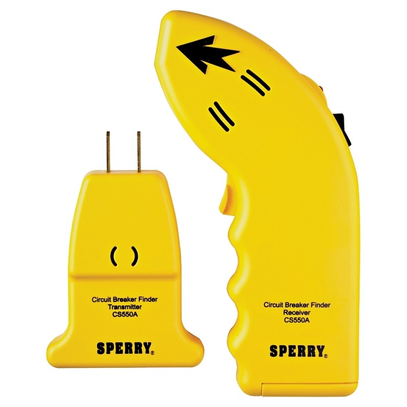 Sperry Instruments CS550A Circuit Breaker Finder, 80 to 140 V, LED Display