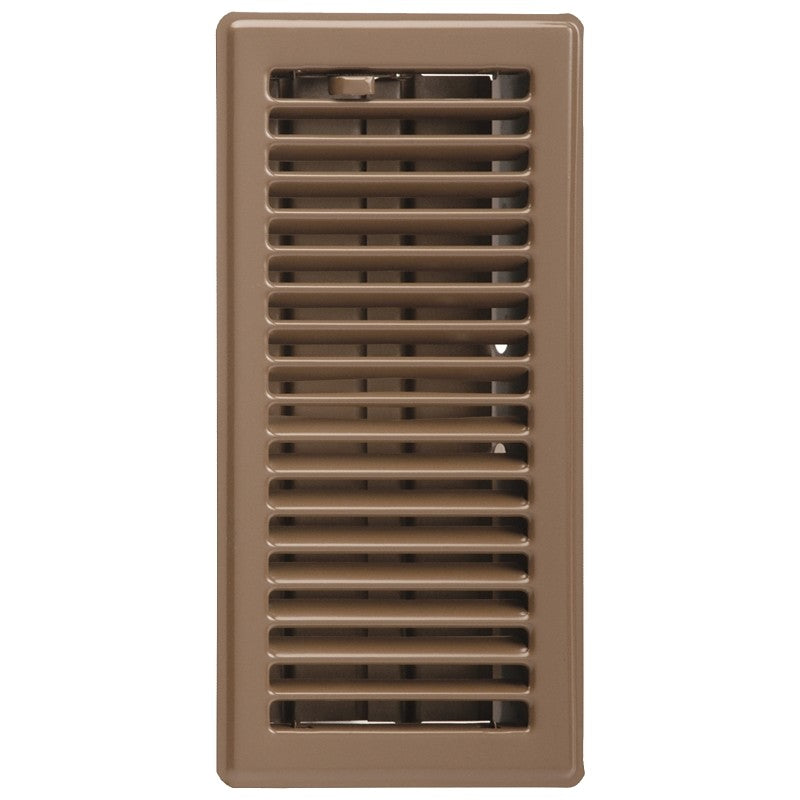 Imperial RG2005 Louvered Floor Register, 5-1/4 in L, 12 in W, Steel