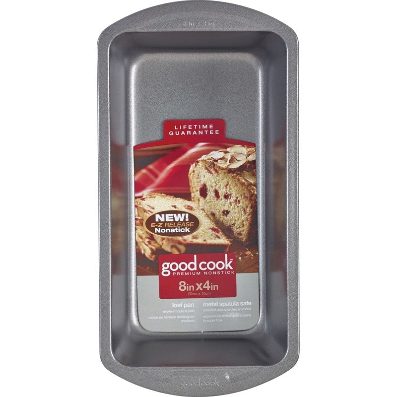 Goodcook 04025 Non-Stick Loaf Pan, 10-1/2 in L, 8.8 in W, 8.3 in H, Steel, Dishwasher Safe: Yes