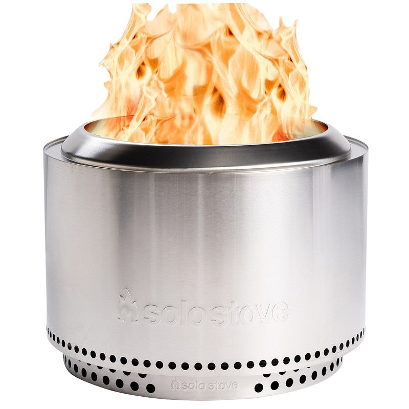 Solo Stove SSYUK-SD-27-2.0 Yukon and Stand Fire Pit, 27 in OAW, 19.8 in OAH, Ceramic/Stainless Steel