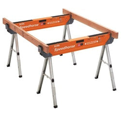 Bora Portamate Speedhorse Series PM-4500 Sawhorse, 1500 lb, 3-1/4 in W, 30 in H, Steel, Orange