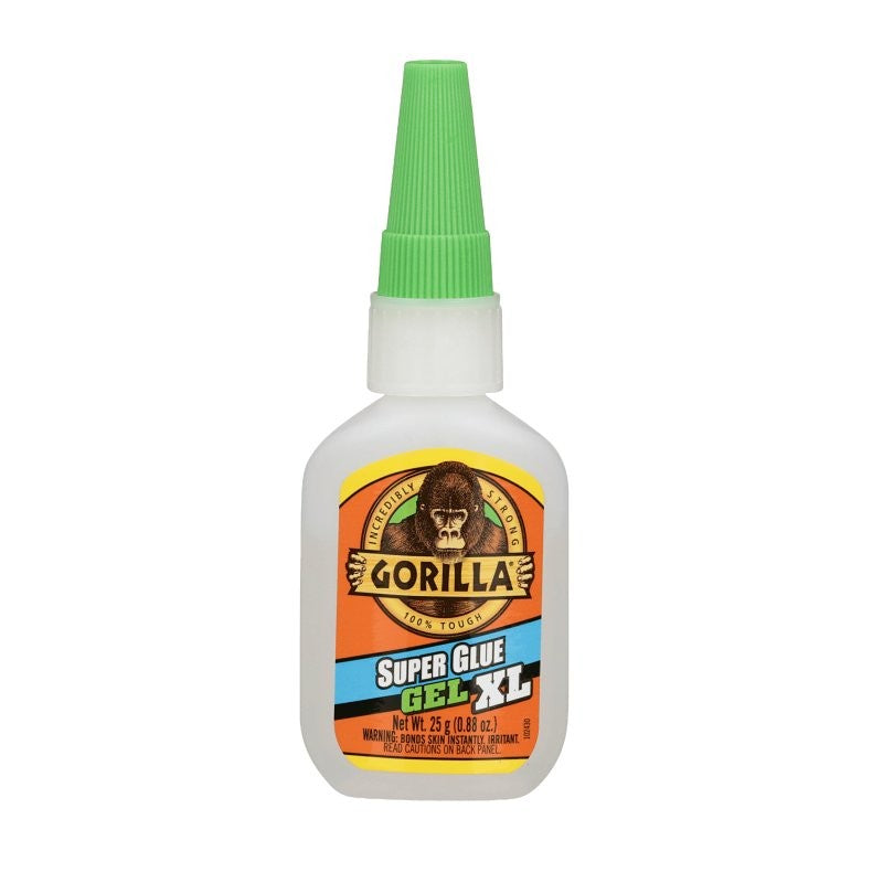 Gorilla Impact-Tough 102433 Super Glue Gel, Liquid, Irritating, Sharp, Clear, 25 g
