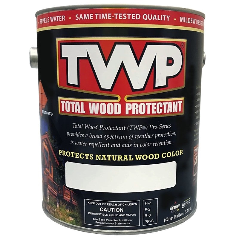 TWP 100 Series TWP-106-1 Wood Preservative, Prairie Gray, Liquid, 1 gal, Can (Pack of 4)