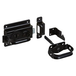 Heavy Duty Swinging Door Latch Black (POS)