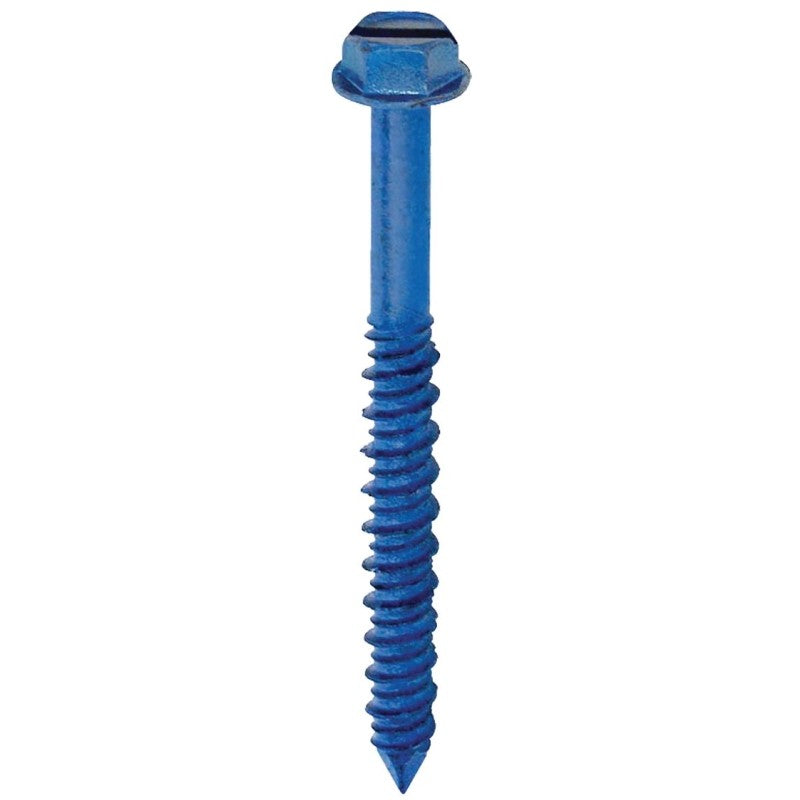 Cobra Anchors 683J Screw, 1/4 in Thread, 2-3/4 in L, Hex, Socket Drive, Steel, Fluorocarbon-Coated, 25 PK
