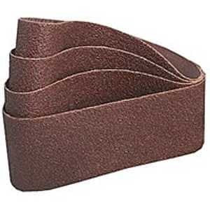 Norton 27944 Sanding Belt, 24 in L, 4 in W, 80 Grit, Medium, Aluminum Oxide Abrasive (Pack of 50)