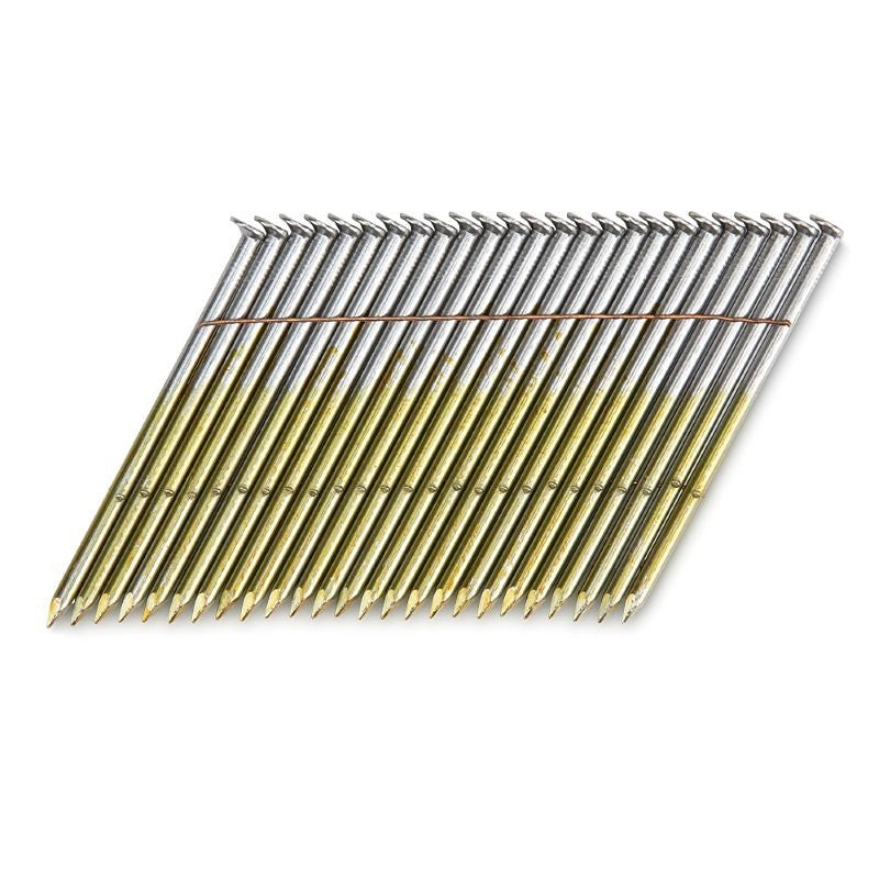 ProFIT 0629270 Framing Nail, 3 in L, 11 ga, Brite, Offset Round Head, Smooth Shank