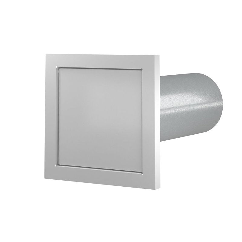 Imperial VT0759 Wall Exhaust Hood, 6-3/4 in W Hood, 6-3/4 in H Hood, 4 in Duct, Steel Hood, White Hood