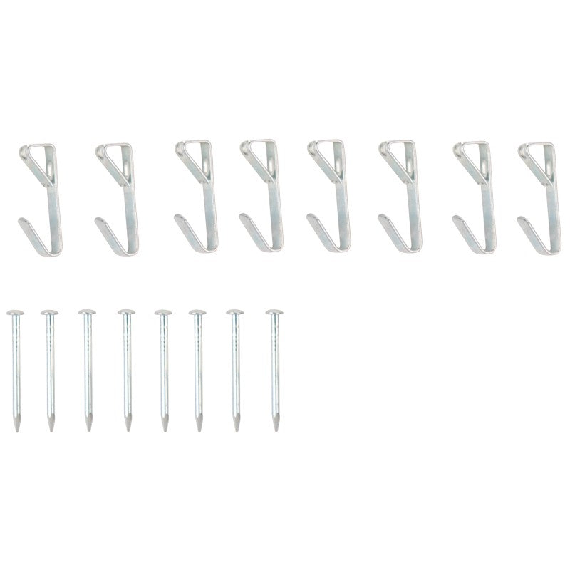 ProSource PH-121005-PS Picture Hanger, 5 lb, Steel, Zinc, Zinc, Nail-In Mounting