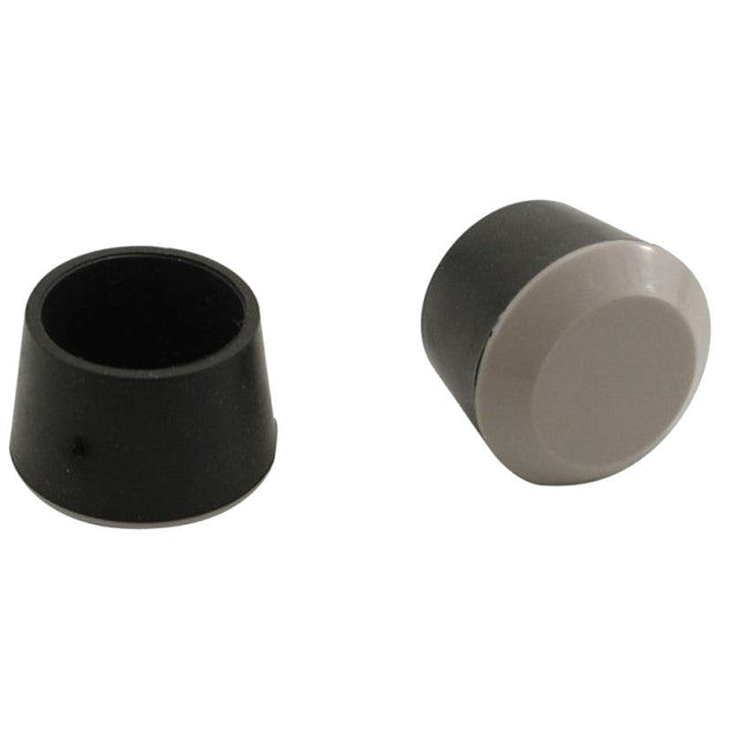 Shepherd Hardware 9219 Chair Tip, Round, Rubber, Black, 1 in Dia, 1 in H