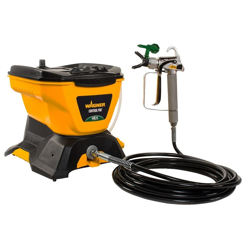 Wagner Control Pro 130 Series 0580678 Electric Stationary Airless Paint Sprayer, 25 ft L Hose, 0.015 in Tip, Piston Pump