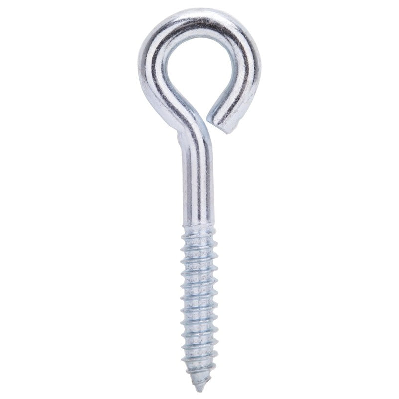 ProSource LR255 Lag Screw Eye, 11.4 mm Thread, Screw Thread, 2 in L Thread, 1-15/16 in Dia Eye, 381 lb Working Load (Pack of 10)