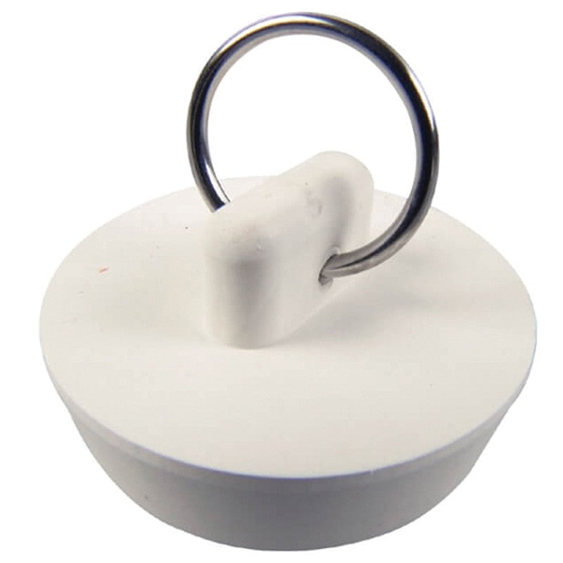 Danco 80226 Drain Stopper, Rubber, White, For: 1-3/8 in Drain, Universal Sink (Pack of 3)