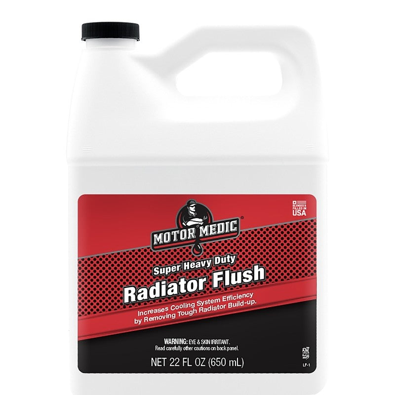 Motor Medic C2124 Radiator Flush, 22 oz, Jug, Liquid, Bland