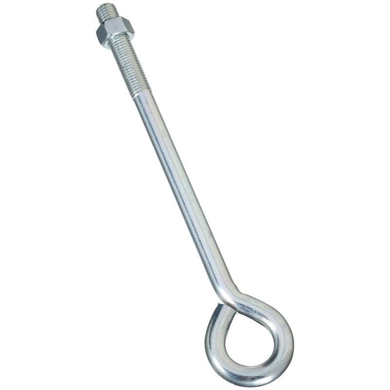 National Hardware N347-757 Eye Bolt, 3/4 in Thread, 1-1/2 in ID Dia Eye, 675 lb Working Load, Steel, Zinc