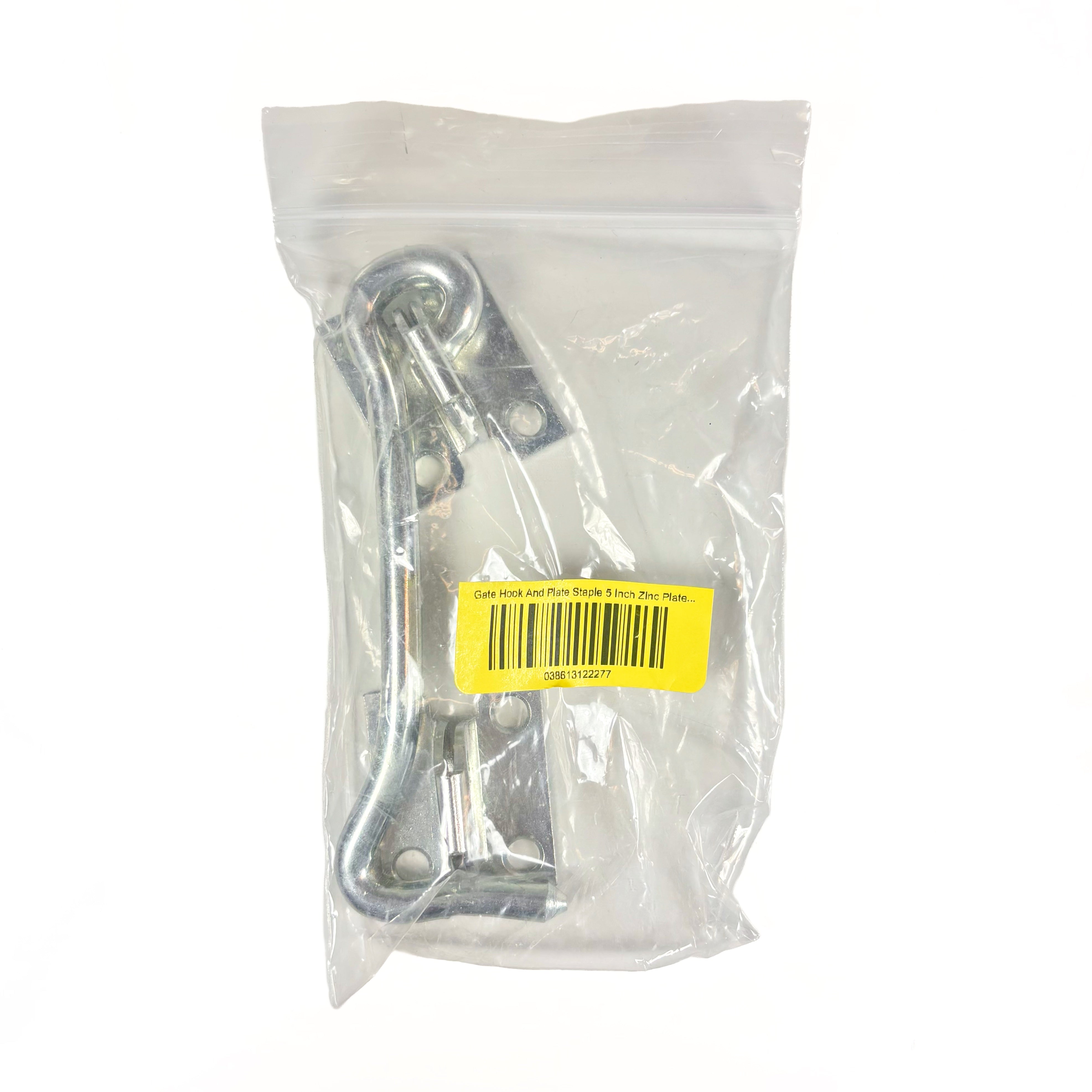 Gate Hook And Plate Staple 5 Inch Zinc Plated Steel (POS)