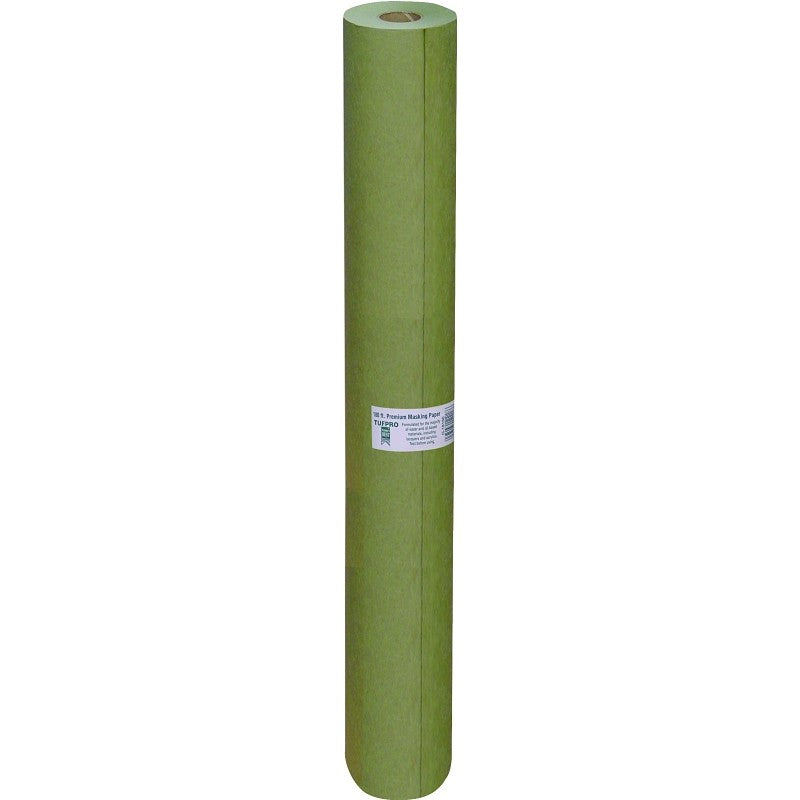 Trimaco EasyMask 12218 Trim Masking Paper, 180 ft L, 18 in W, Green
